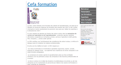 Desktop Screenshot of cefa-formation.org
